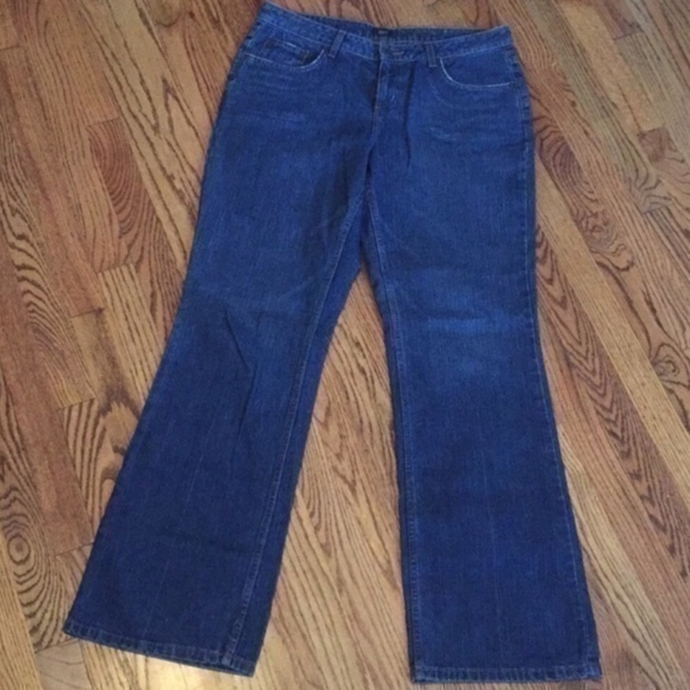 New Mossimo Supply Co Medium Wash Classic Cotton Denim Women’s Blue Jeans Sz 12
